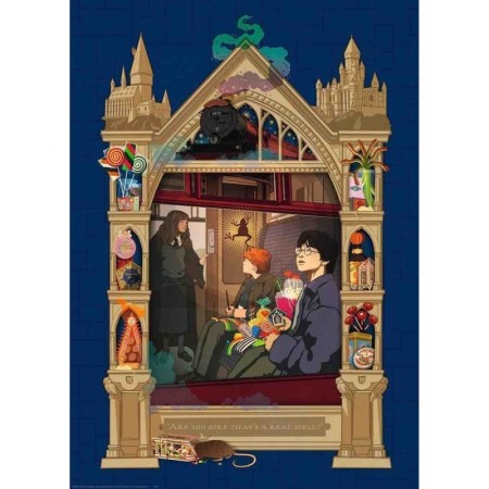 Puzzle Harry Potter Catre Hogwarts, 1000 Piese Ravensburger - 1